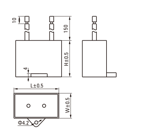 120W Induction AC Motor/Gear Motor drawing
